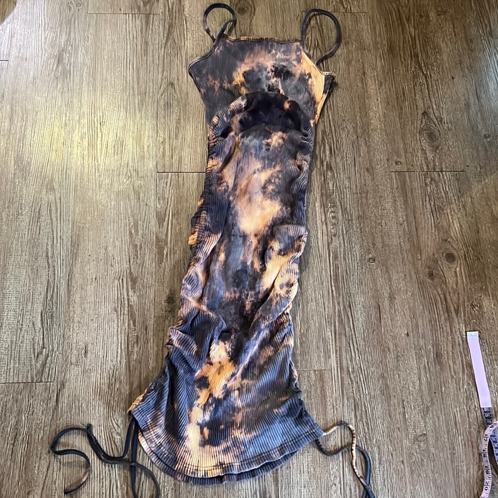 SHEIN Tie-dye Bodycon Dress